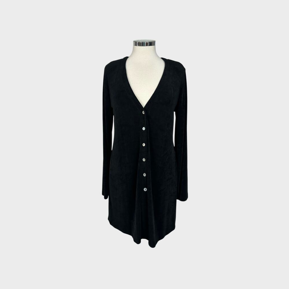 Rabbit Rabbit Rabbit Designs Size 8 V Neck Button Front Long Cardigan Acetate